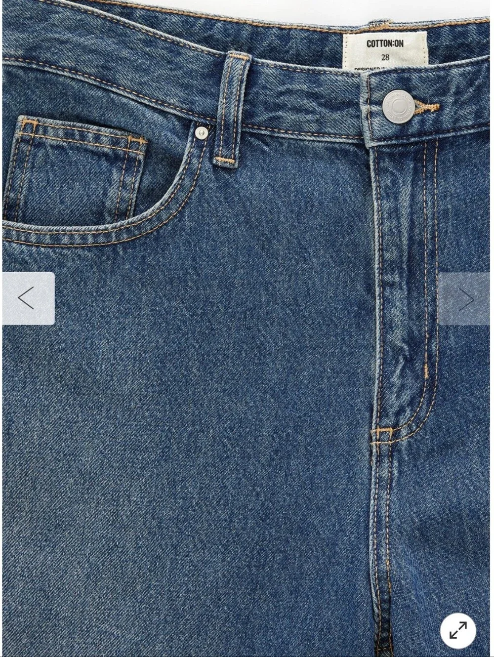 NWT 91 Baggy Denim Jort